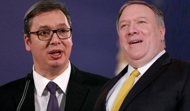 Vuçiç’in Yarın Pompeo ile Görüşmesi Teyit Edildi