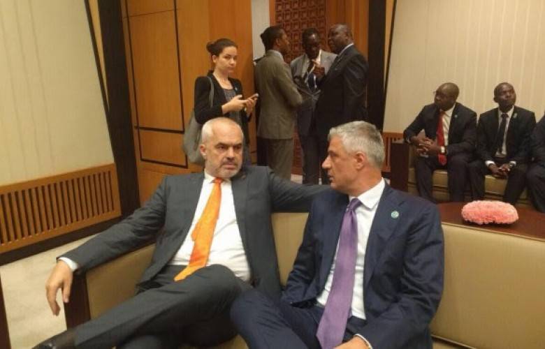 Thaçi,  Rama ile Ankara’da Bir Araya Geldi