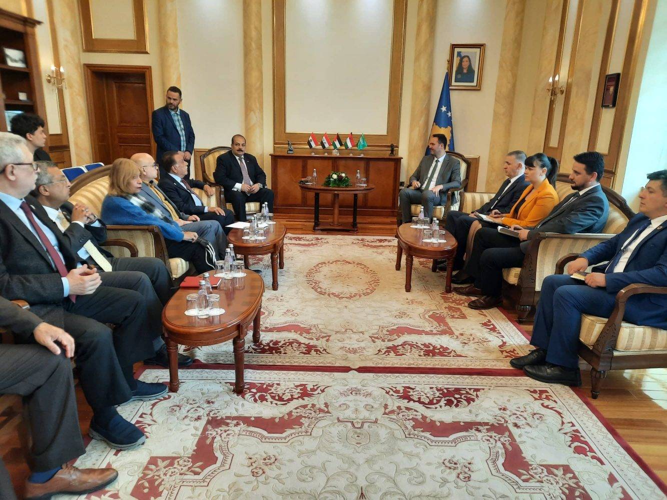 Konjufca, Arap Heyetini Kabul Etti