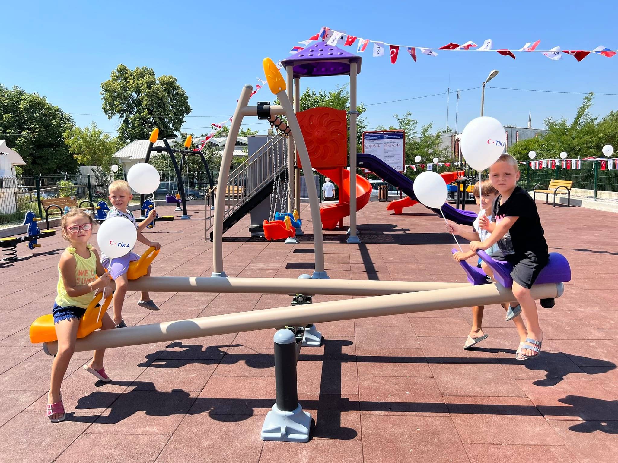 TİKA’dan Bilaç Köyüne Çocuk Parkı