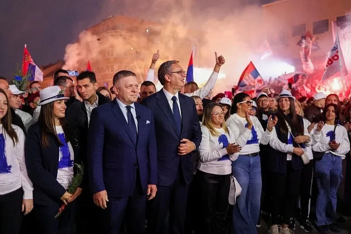 Vuçiç’in Mitinginde Slovakya Başbakanı: “Kosova Konusunda Sizi Asla Hayal Kırıklığına Uğratmayacağız”