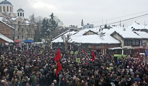 Prizren Yasa Tasarısını Binlerce Kişi Protesto Etti