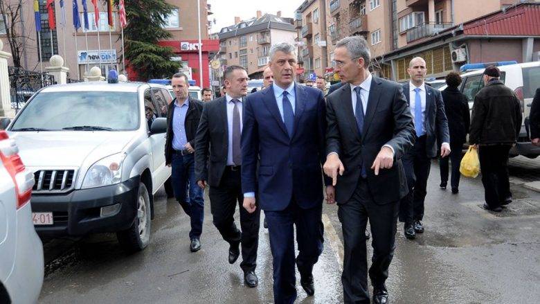 Thaçi Stoltenberg'i Kabul Etti