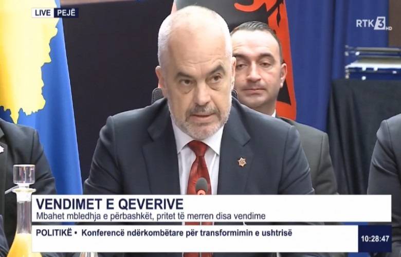 Rama Sırbistan’a Karşı Vergiyi Destekliyor