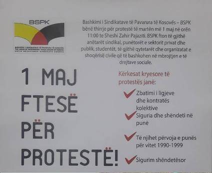1 Mayıs'ta İşçi Protestosu Düzenlenecek