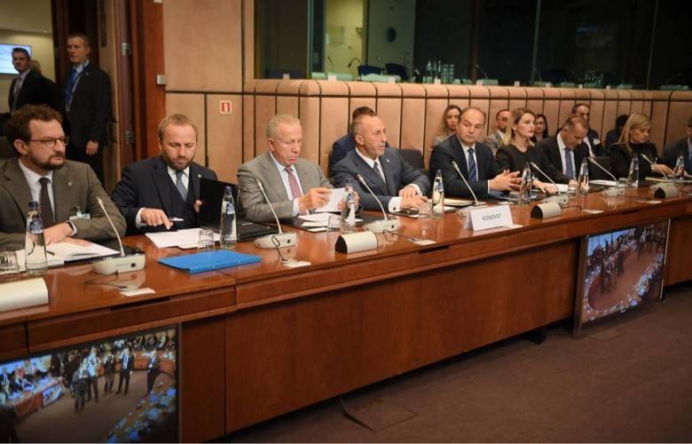 Brüksel’de Haradinaj Sınır Değişikliğine Karşı Çıktı