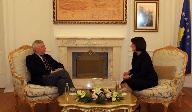 Jahjaga, ICO Şefi Feith ile Kosova'daki Gelişmeleri  Görüştü