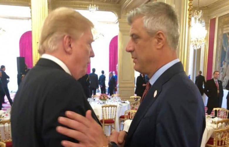 Thaçi, Trump’a İadeyi Mektup Gönderdi