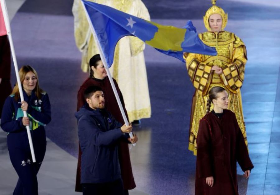 2026 Kış Olimpiyatları Kapanış Töreninde Kosova Bayrağı Dalgalandı