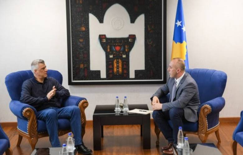Haradinaj, Thaçi’yi Kabul Etti