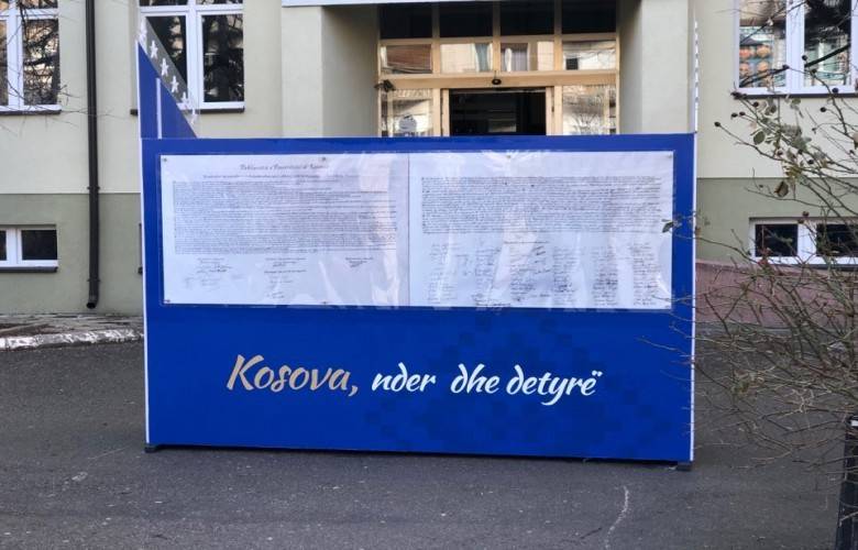 Bağımsızlık Beyanı Başkentte Yerini Aldı