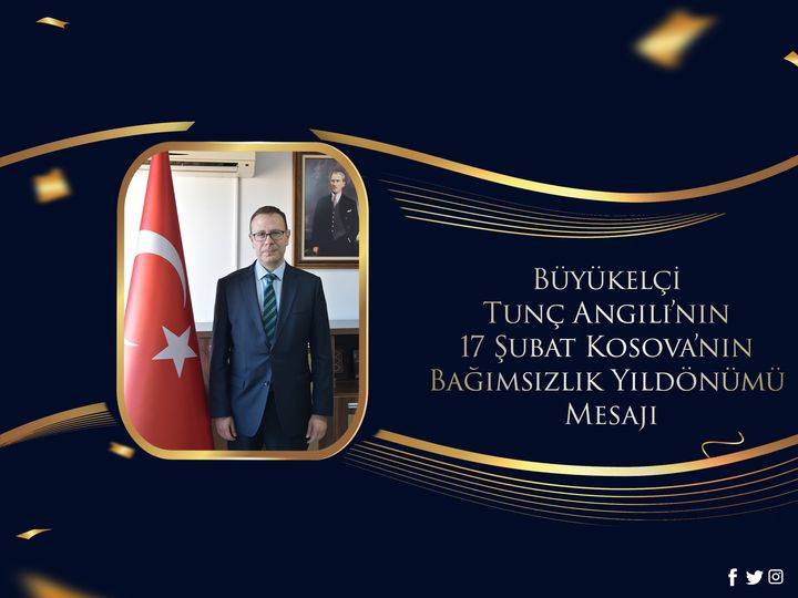 Türkiye Büyükelçisi Angılı Kosova Bağımsızlığını Kutladı