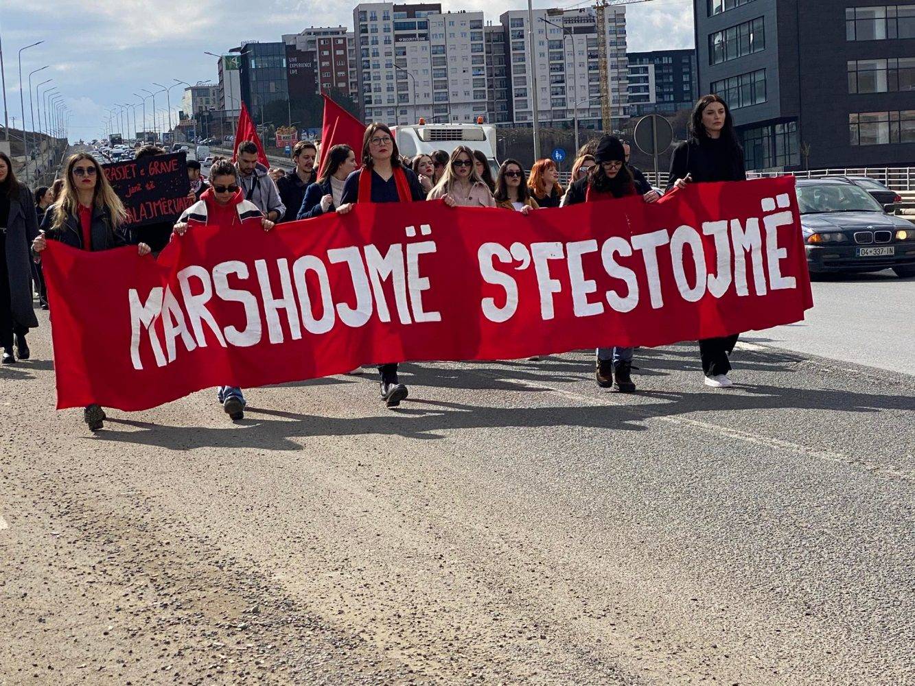 8 Mart Vesilesiyle Kadınlar Başkent Meydanında Yürüdü