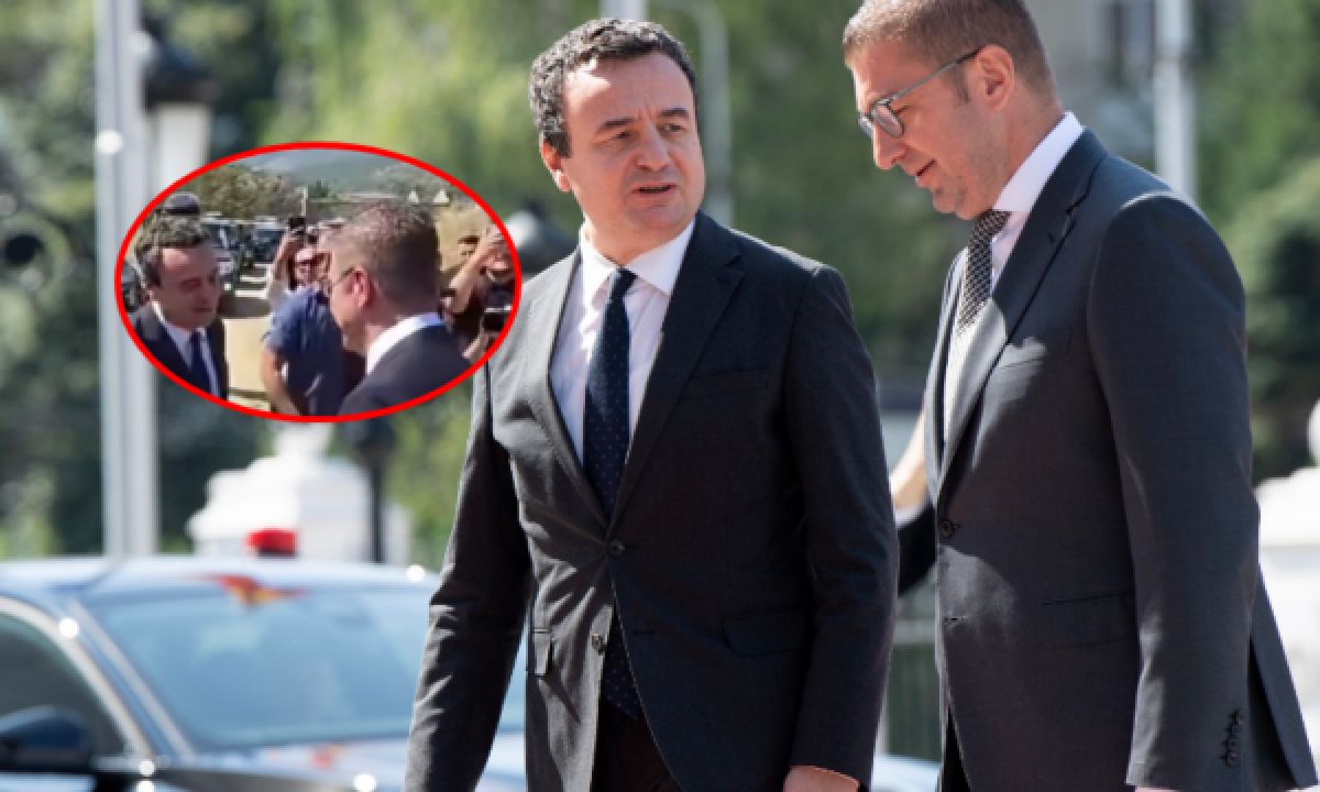 Kurti, Kuzey Makedonya'da Mickoski ile Görüştü