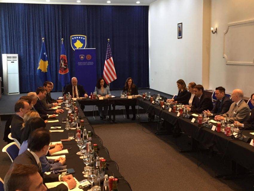Osmani, Amerikan İşletmeleri Heyetini Kabul Etti