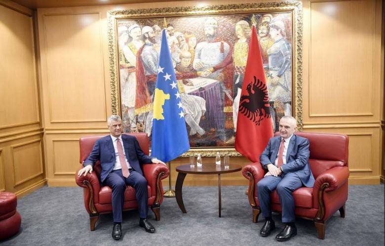 Thaçi,  Meta ile Tiran’da Bir Araya Geldi