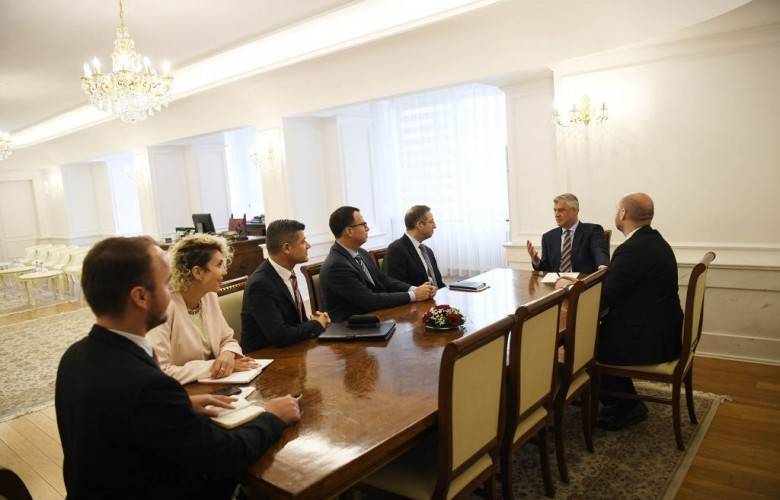 Thaçi, NDI’nin Kosova’ya Katkılarını Takdir Etti