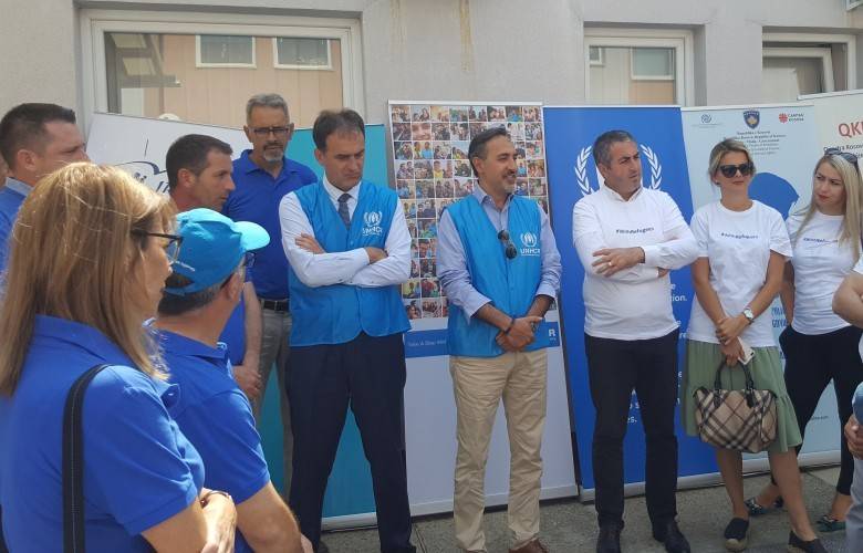 İçişleri ve UNHCR Yetkilileri Sığınma Merkezini Ziyaret Ettiler
