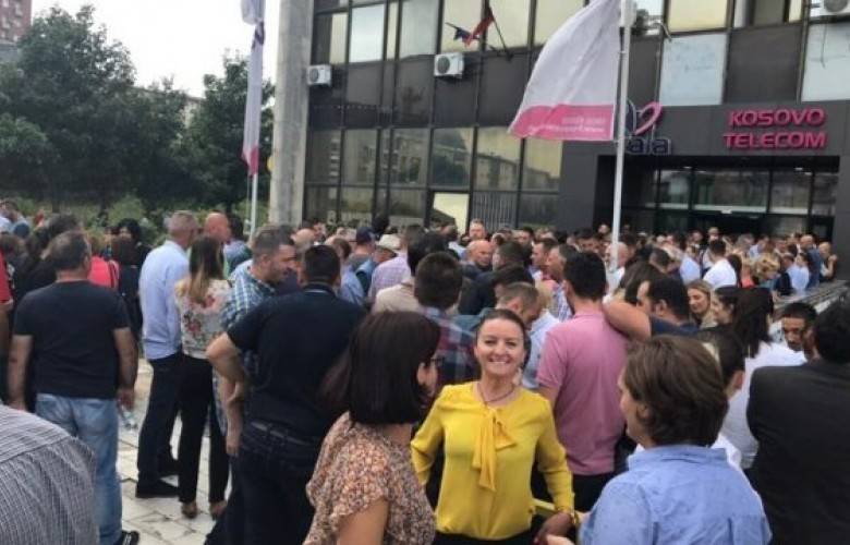 Telekom İşçilerinin Protestosu Başladı