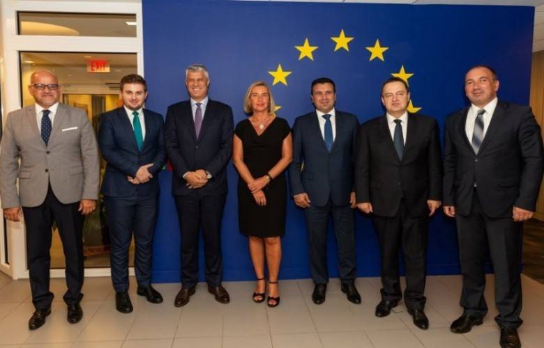 Thaçi New York’ta Mogherini ve Daçiç ile Görüştü