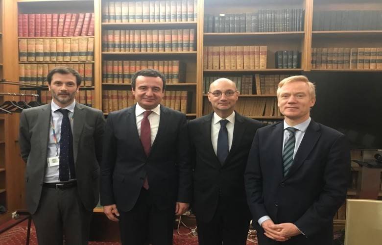 Kurti, Fransa Dışişlerinde Temaslarda Bulundu