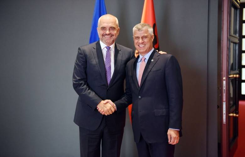 Thaçi, Rama ile Görüştü