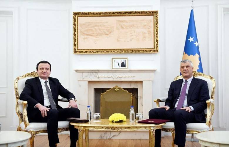 Kurti’den Cumhurbaşkanı Thaçi’ye Mektup