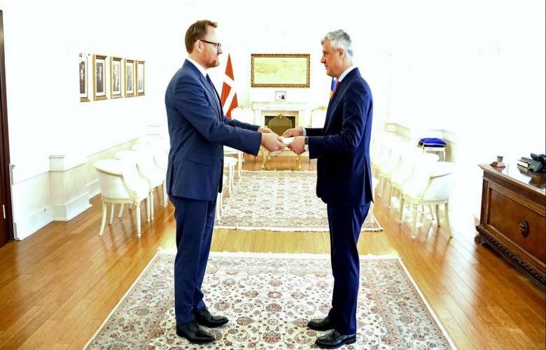 Thaçi, Danimarka Büyükelçisinden Güven Mektuplarını Aldı