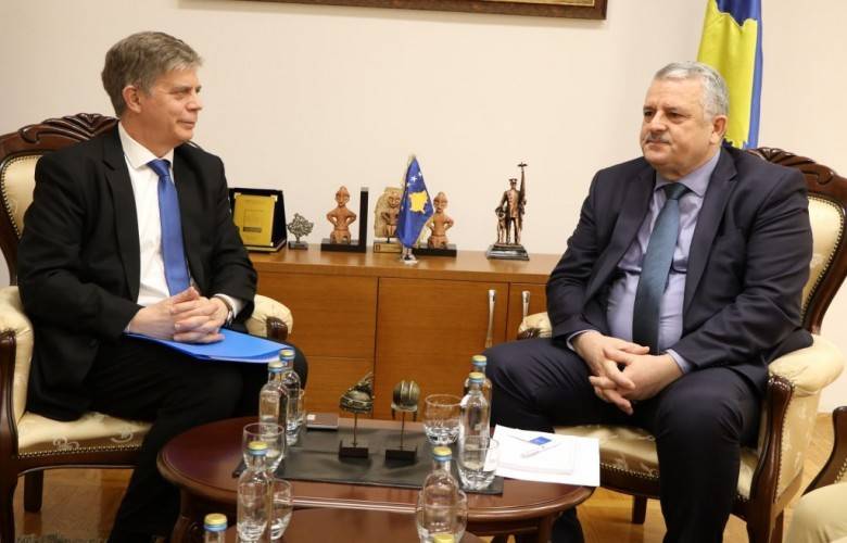 Veliu, EULEX Misyonu Şefi Wigemark ile Görüştü