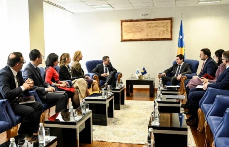 Başbakan Kurti İMF Heyetini Kabul Etti