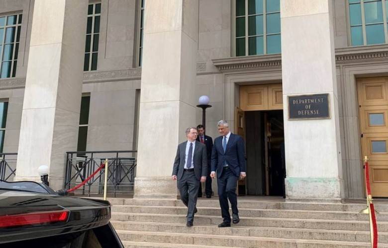 Thaçi ve ABD Savunma Bakan Yardımcısı Ordu Konusunu da Görüştü