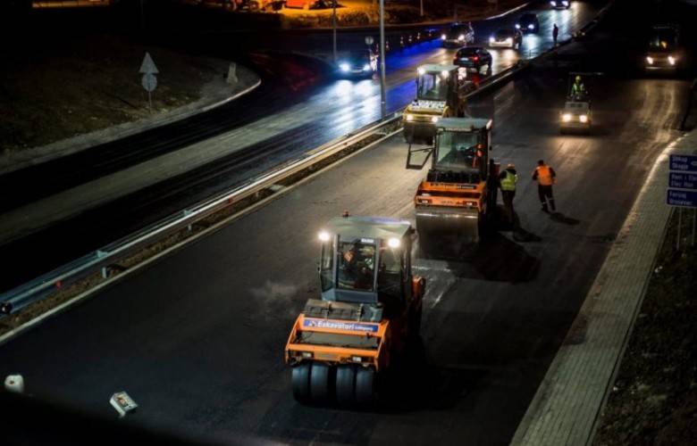 Priştine-Veternik’teki Dönel Kavşak Ulaşıma Açıldı