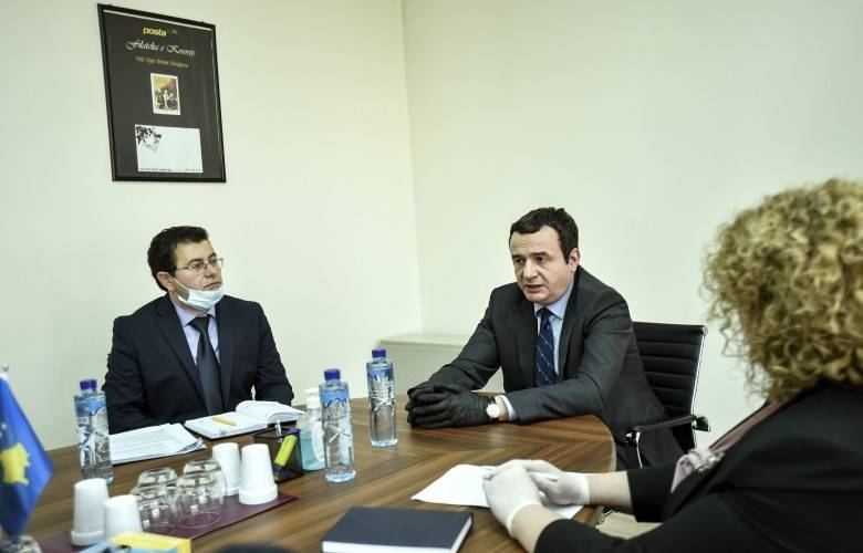 Kurti ve Hajdari, Kosova Postası’nı Ziyaret Etti