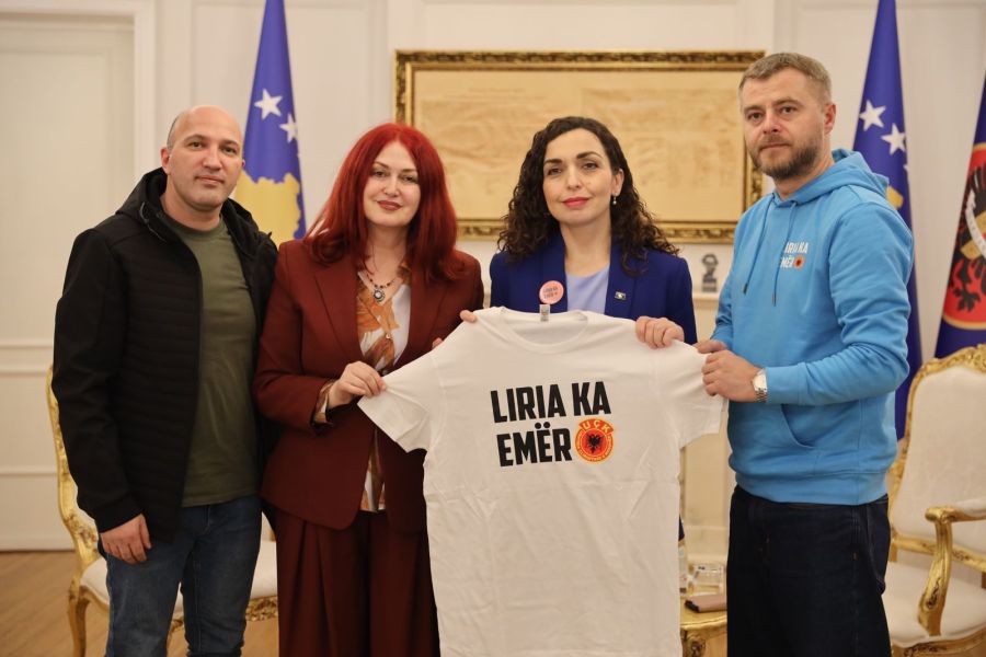 “Özgürlüğün Bir Adı Var” Platformu Cumhurbaşkanı Osmani ile Görüştü
