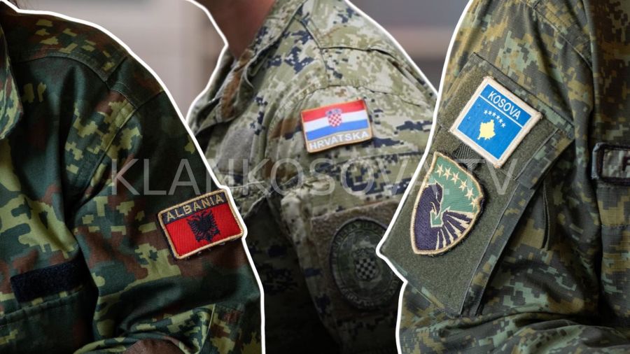 Kosova-Arnavutluk-Hırvatistan Arasında Üçlü Askeri Tatbikat 
