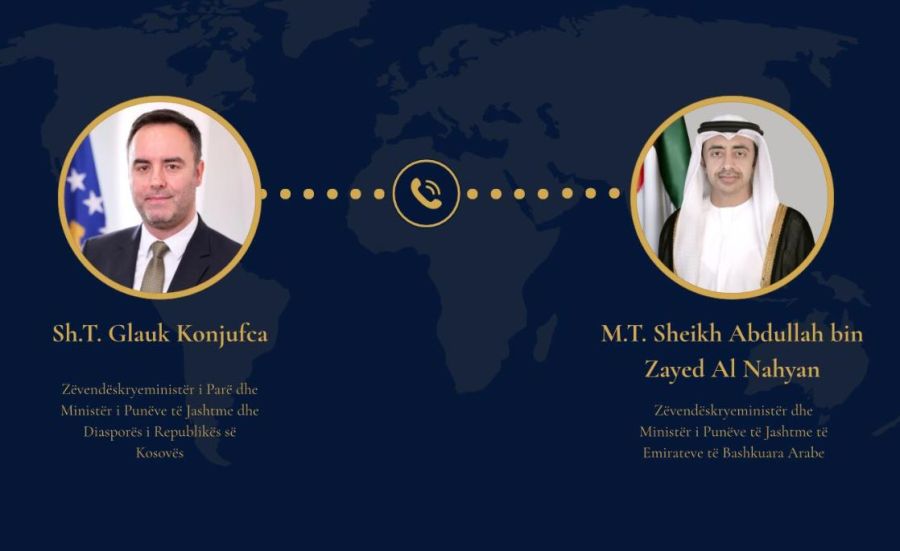 Konjufca, BAE’li Mevkidaşıyla Görüştü