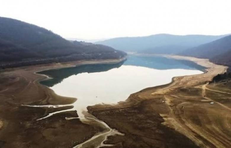 Badovça Barajında Su Seviyesi Alarm Veriyor