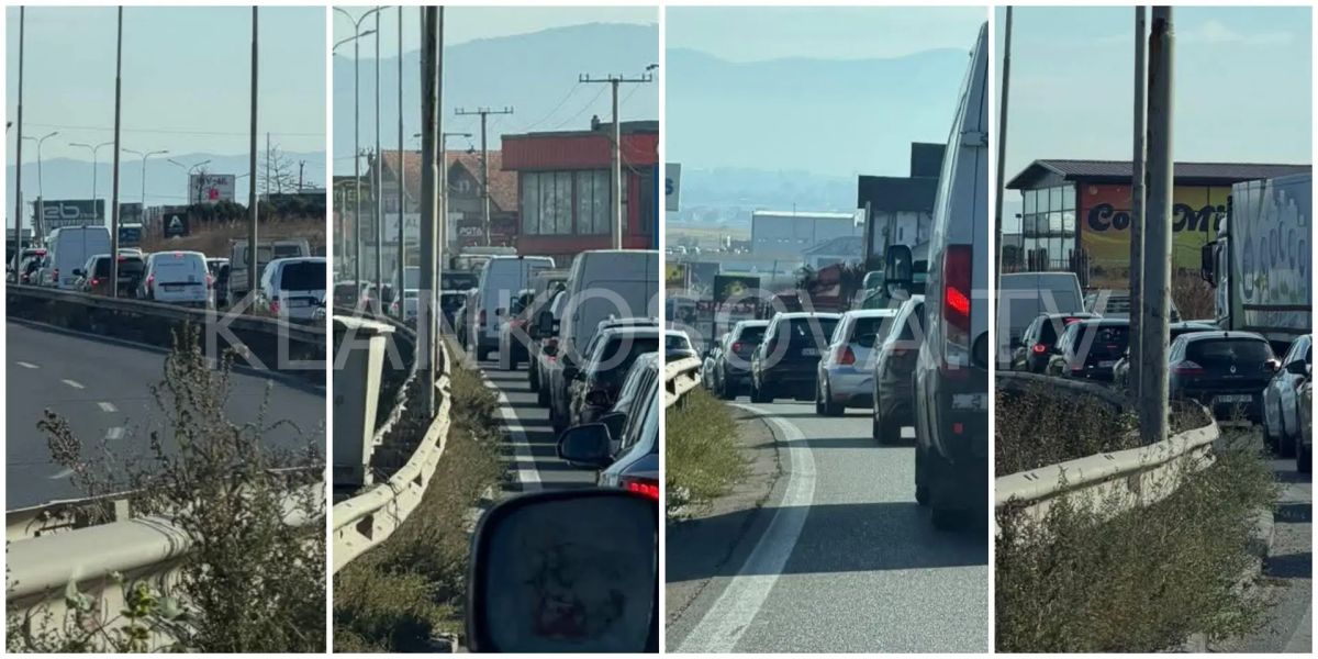 İpek-Priştine Yolunda Uzun Araç Kuyrukları Oluştu