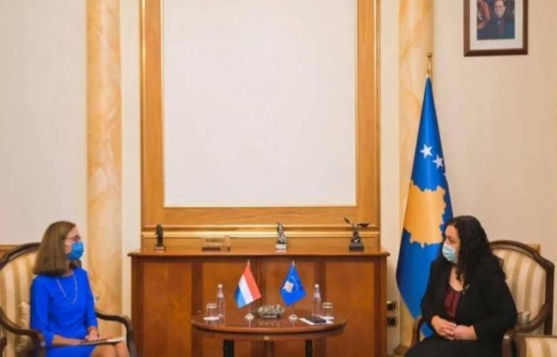Osmani, Hollanda Büyükelçisiyle Görüştü