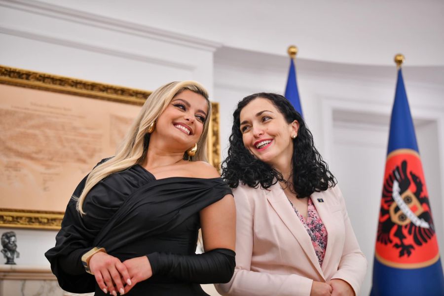 Osmani, Dünyaca Ünlü Şarkıcı Bebe Rexha’yı Ağırladı