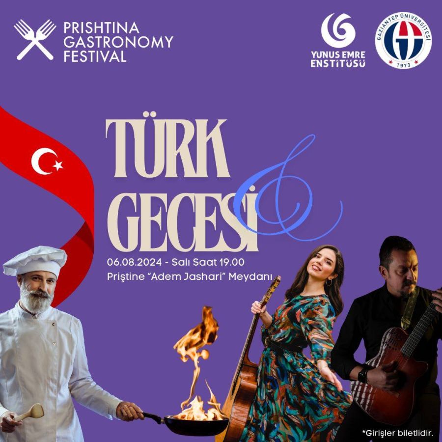 Priştine Gastronomi Festivalinde Bu Akşam “Türk Gecesi” 