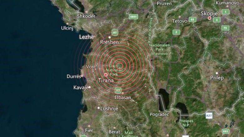 Arnavutluk’ta 5.2 Büyüklüğünde Deprem