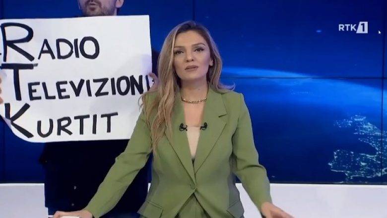 PSD Aktivistinin RTK’daki Ana Haber Yayınında Eylemi