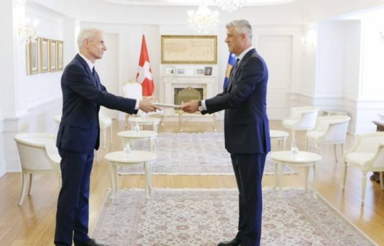 Thaçi, İsviçre Büyükelçisinden Güven Mektuplarını Teslim Aldı