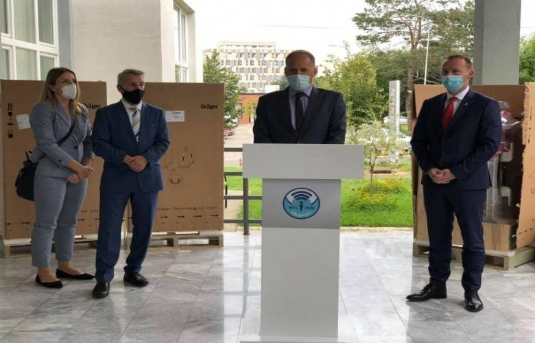 Almanya’dan 15 Solunum Cihazı Bağışı