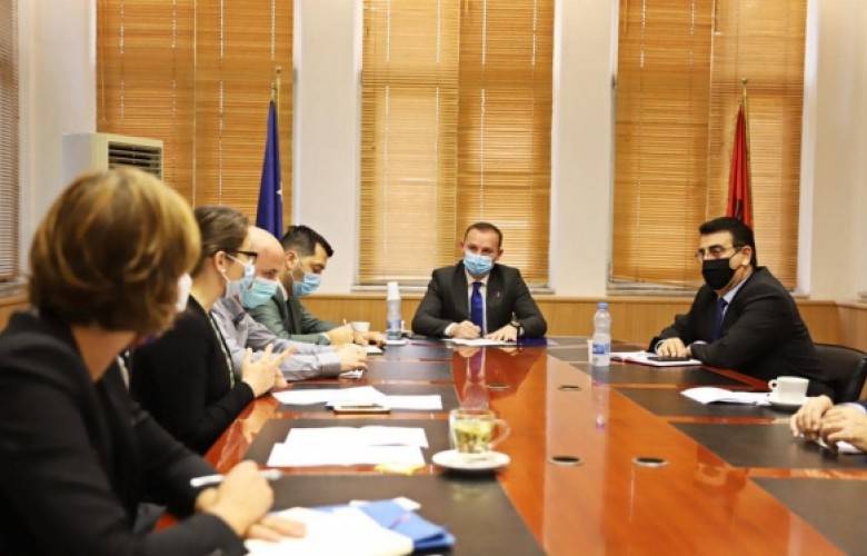 Bakan Zemaj, Avrupa Konseyi Temsilcileriyle Görüştü
