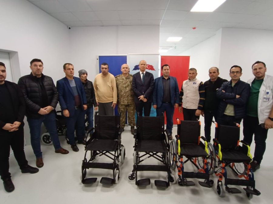 Mamuşa’ya  Tekerlekli Sandalye Bağışı Yapıldı