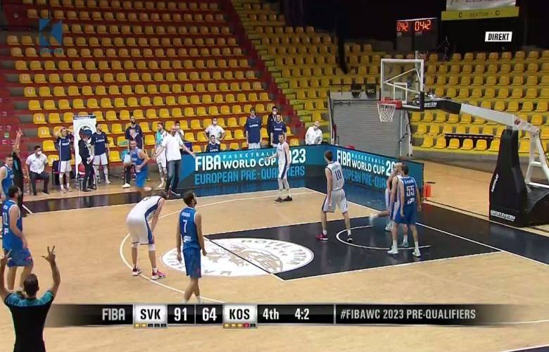 Slovakya : Kosova  91:64