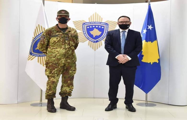 AKI Müdürü, KFOR Komutanı’nı Kabul Etti