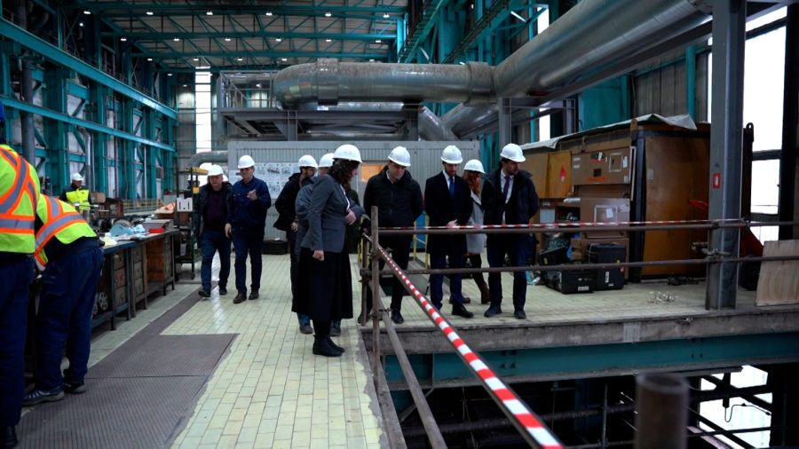 Rizvanolli, Kosova B Termik Santralında Onarım Çalışmalarını Denetledi